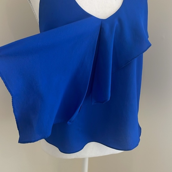 Rebecca Hampton Royal Blue Layered Top. EUC - Picture 2 of 7